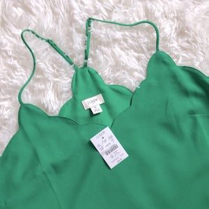 J. Crew Scallop Tank